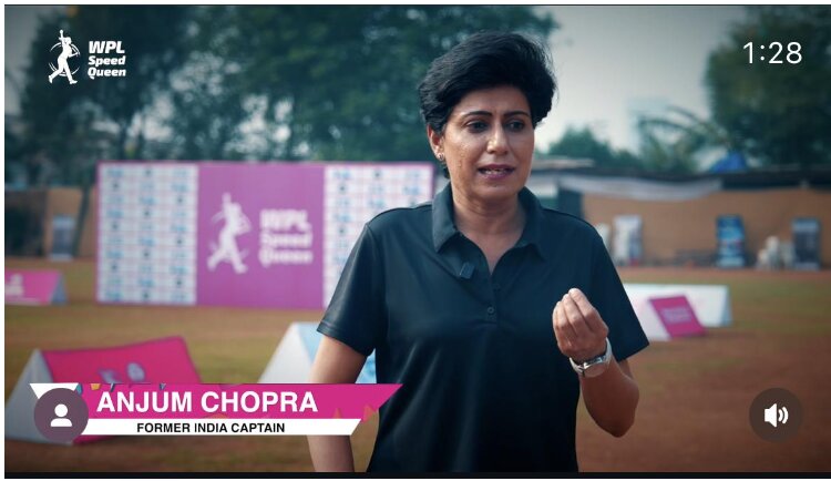 Anjum Chopra WPL Speed Queen